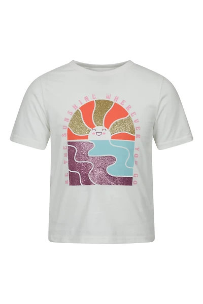 Sequin Sunrise Kids Tee