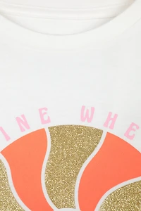 Sequin Sunrise Kids Tee