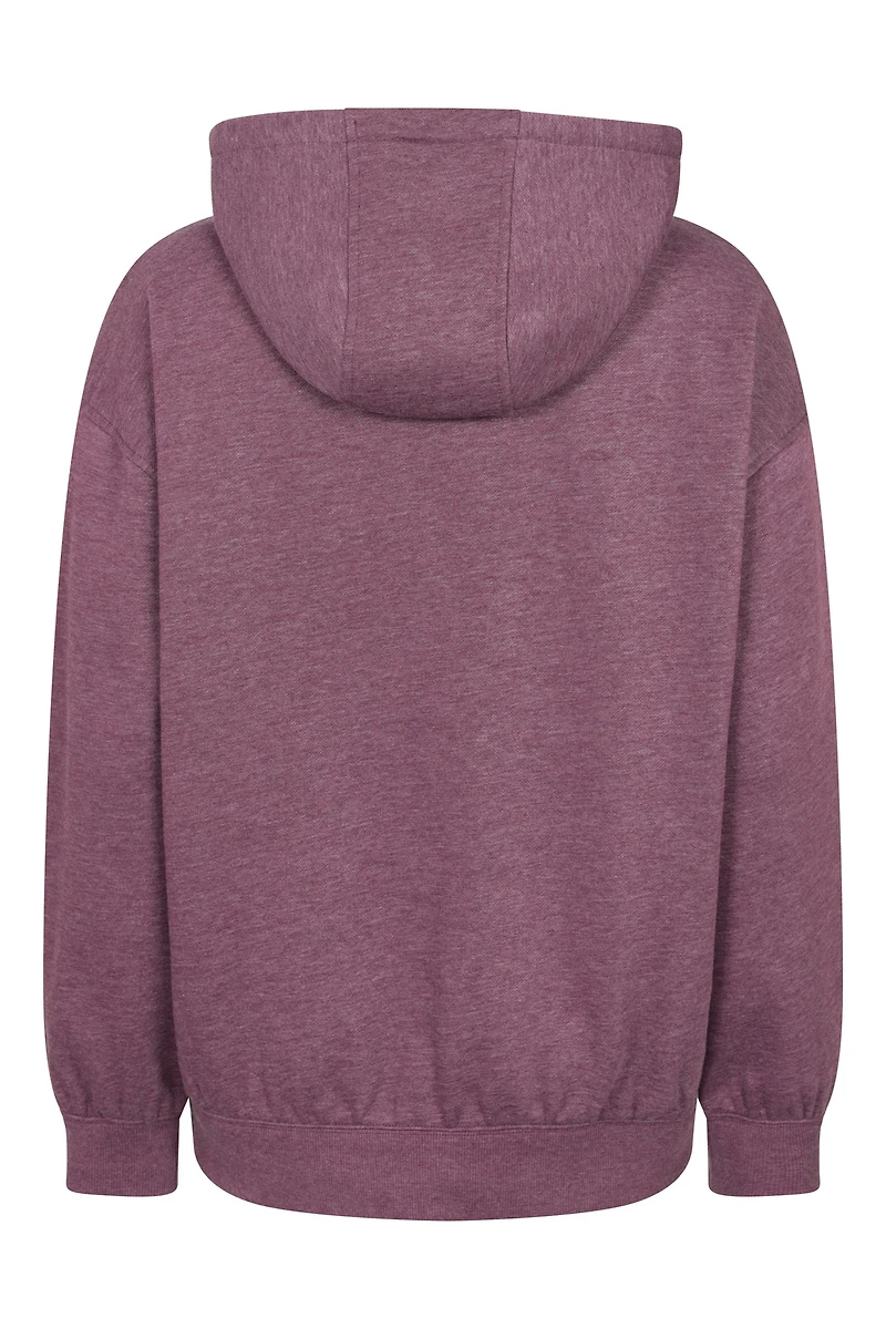 Printed Winding Trek Womens Relaxed Fit Hoodie