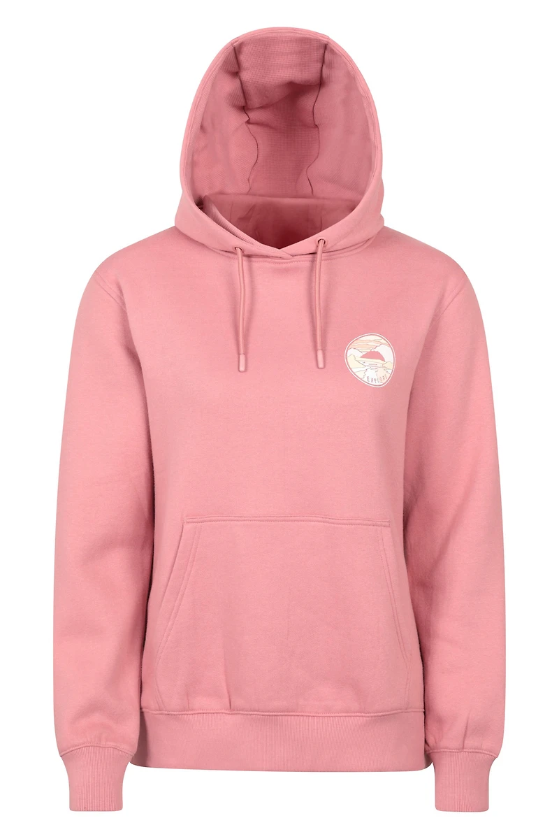 Printed Landscape Womens Regular Fit Hoodie