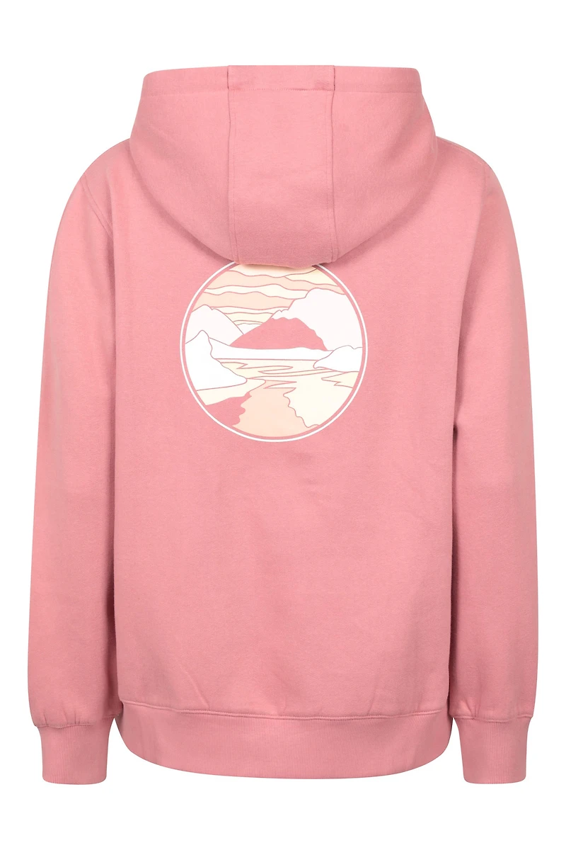 Printed Landscape Womens Regular Fit Hoodie