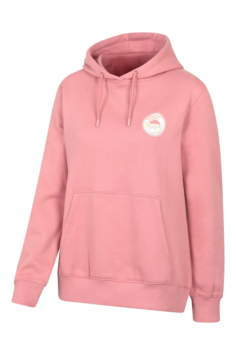 Printed Landscape Womens Regular Fit Hoodie