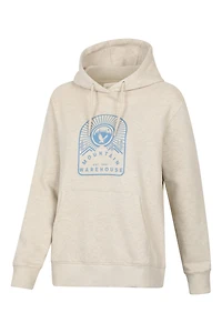 Printed Eagle Forest Womens Regular Fit Hoodie