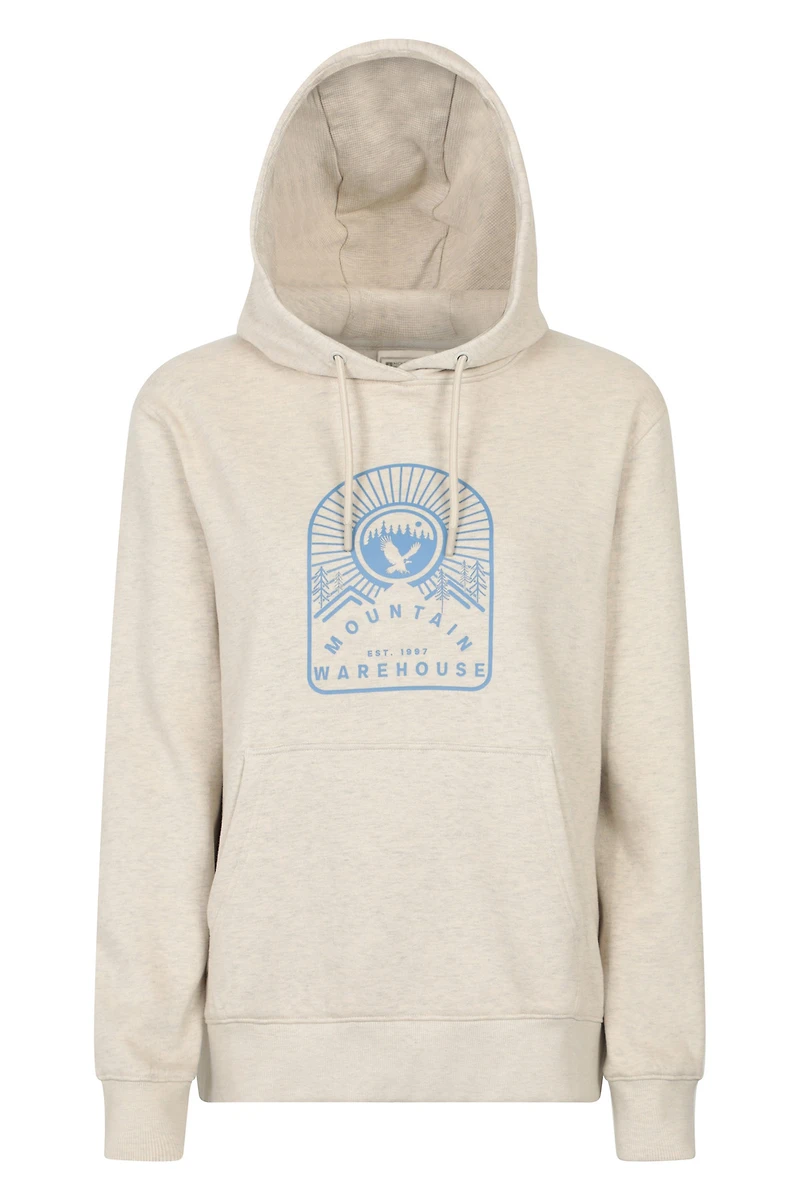 Printed Eagle Forest Womens Regular Fit Hoodie