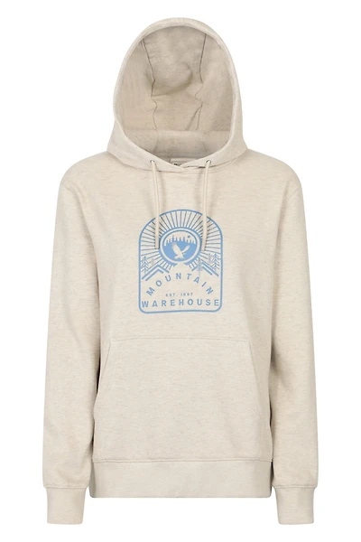 Printed Eagle Forest Womens Regular Fit Hoodie