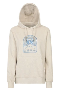 Printed Eagle Forest Womens Regular Fit Hoodie