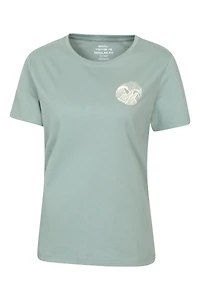 Printed Womens Sunrise Peaks T-Shirt