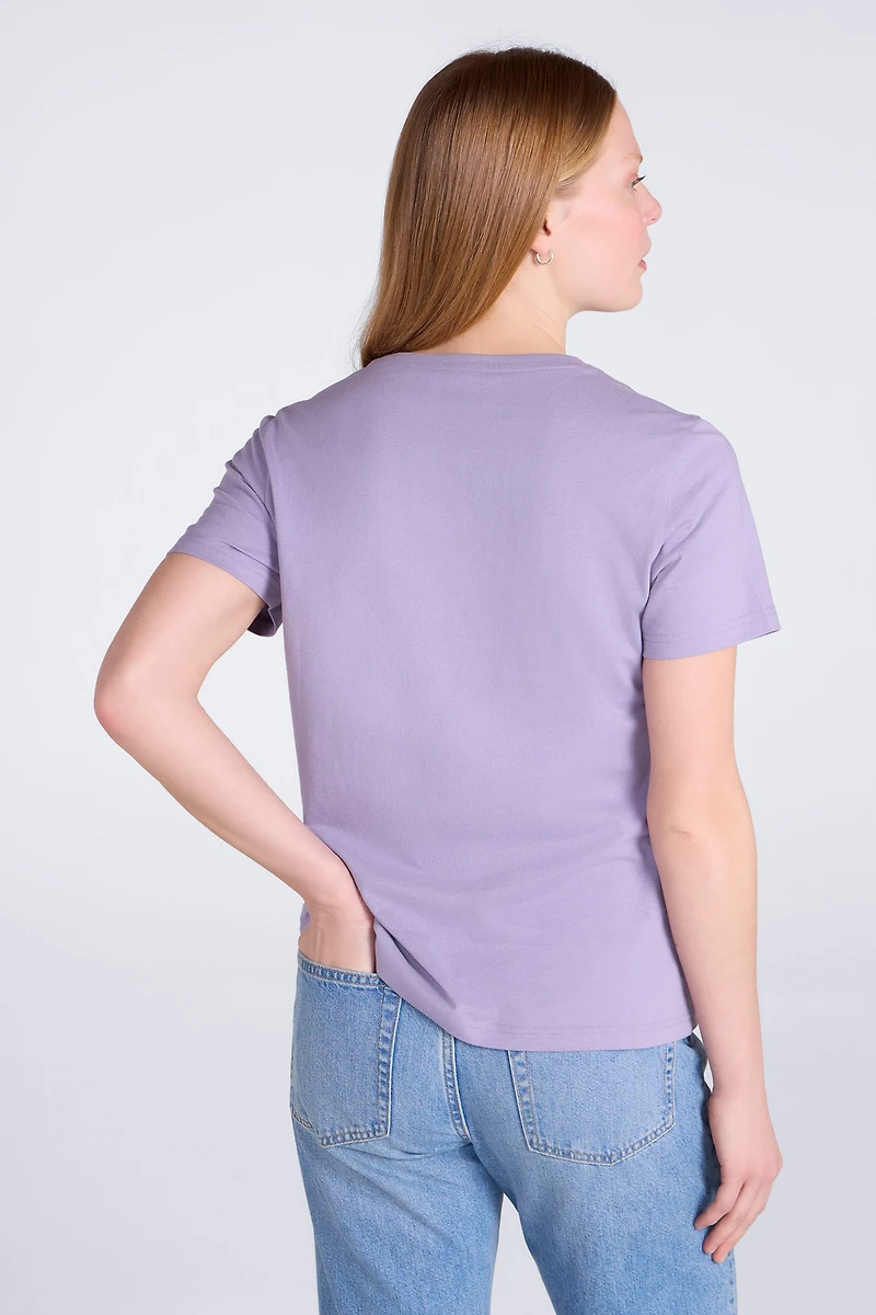 Printed Womens Birds at Dusk T-Shirt