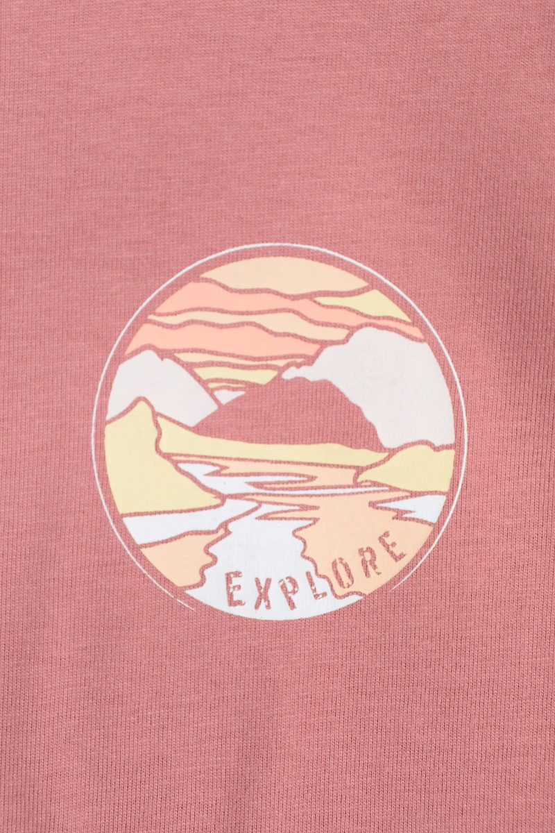 Landscape Womens Graphic Short Sleeve T-Shirt