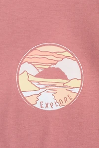 Landscape Womens Graphic Short Sleeve T-Shirt