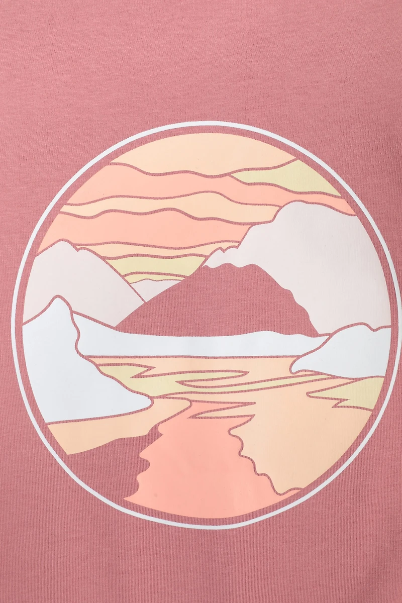 Landscape Womens Graphic Short Sleeve T-Shirt