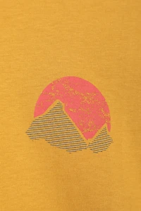 Printed Womens Mountain Sunset T-Shirt