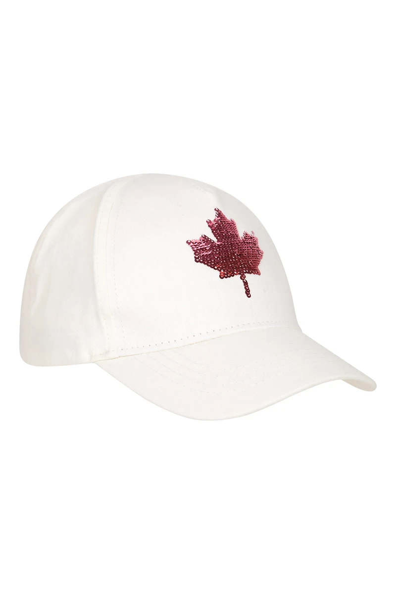 Canada Sequin Kids Baseball Cap