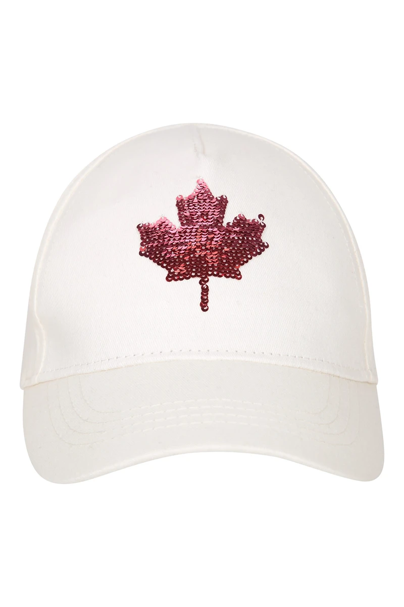 Canada Sequin Kids Baseball Cap