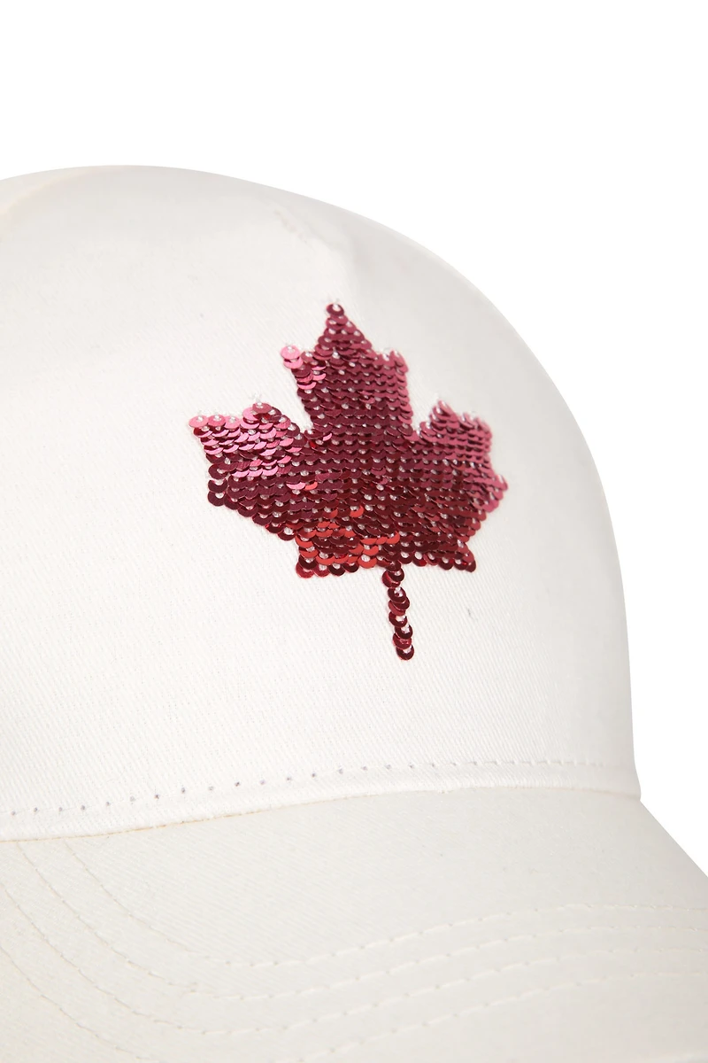Canada Sequin Kids Baseball Cap