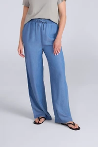 Tencel Chambray Womens Trousers