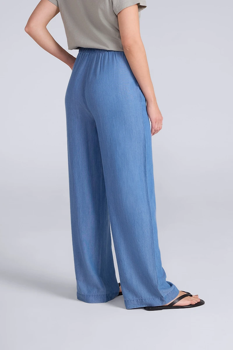 Tencel Chambray Womens Trousers