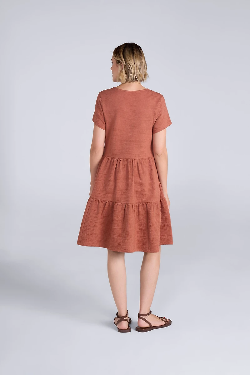 Iris Textured Dress