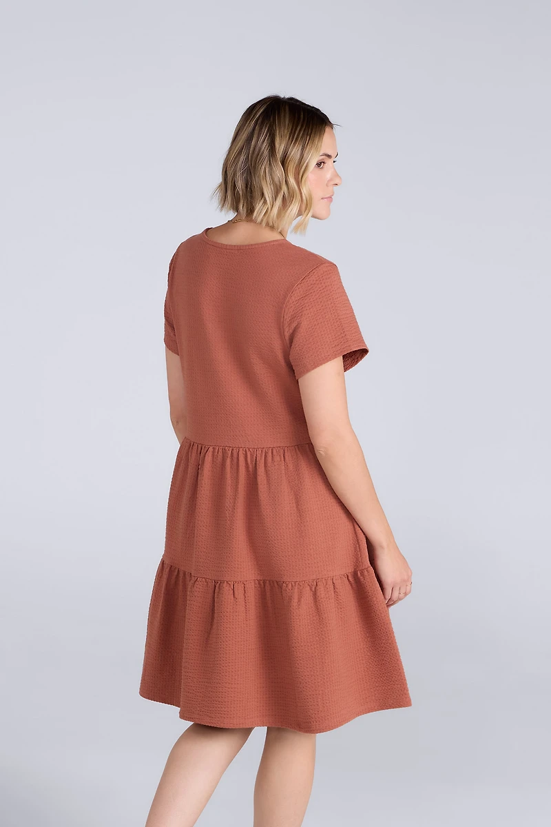 Iris Textured Dress