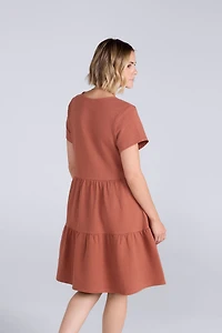 Iris Textured Dress