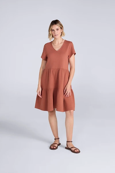 Iris Textured Dress