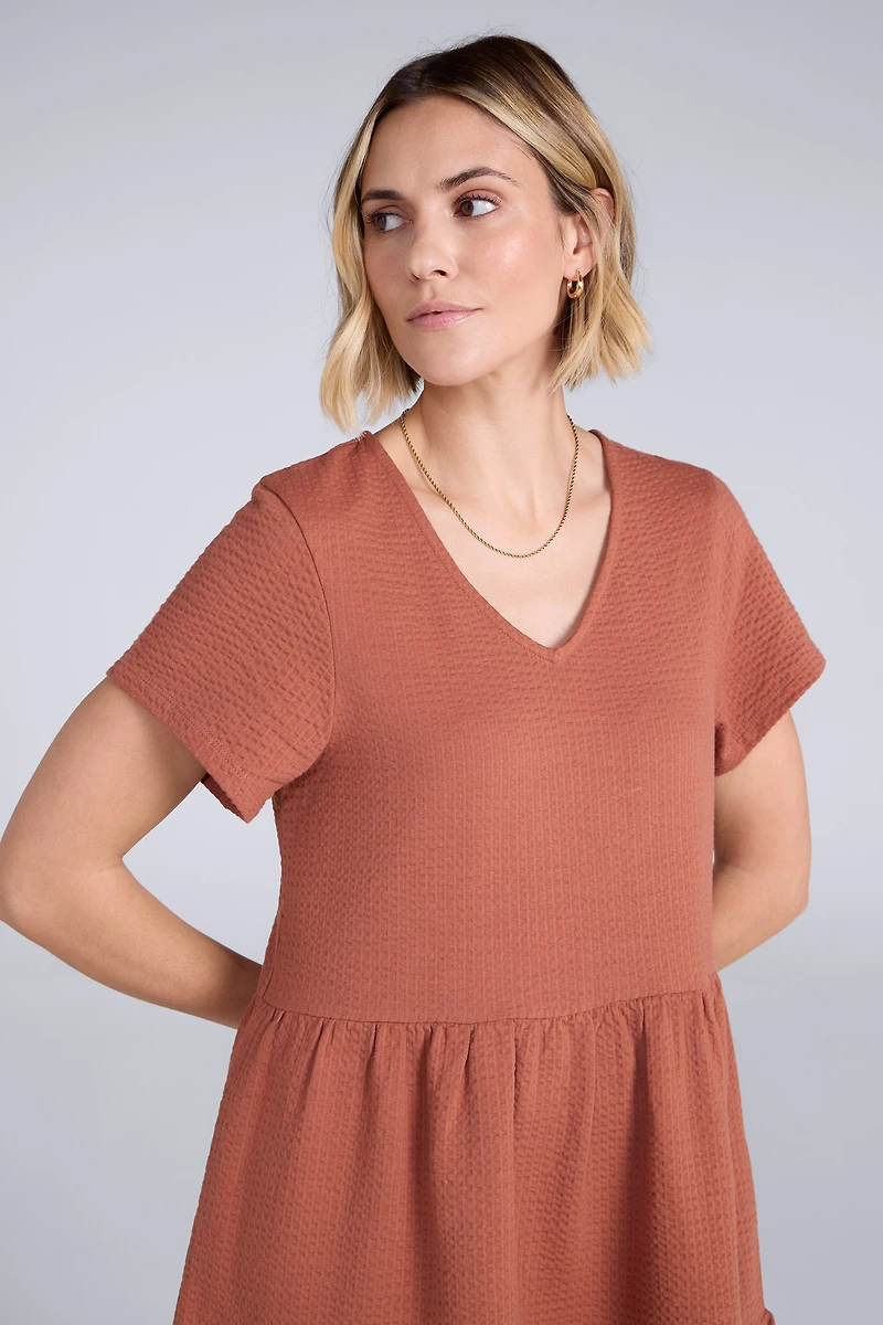 Iris Textured Dress