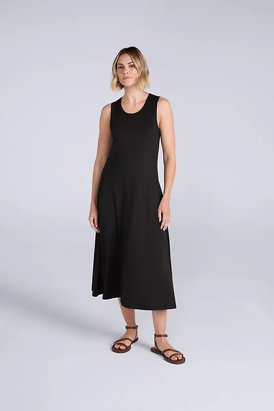 Alba Womens Tank Midi Dress