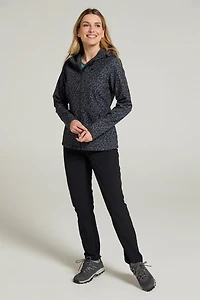 Exodus Womens Printed Water Resistant Softshell Jacket