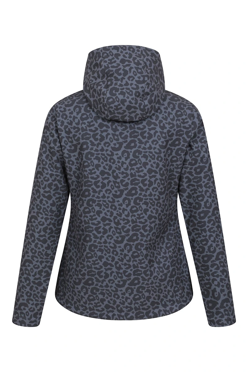Exodus Womens Printed Water Resistant Softshell Jacket