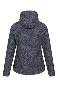 Exodus Womens Printed Water Resistant Softshell Jacket