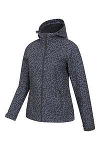 Exodus Womens Printed Water Resistant Softshell Jacket