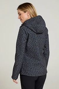 Exodus Womens Printed Water Resistant Softshell Jacket