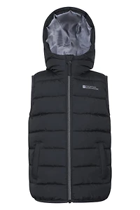 Rocko Kids Water Resistant Hooded Padded Gilet