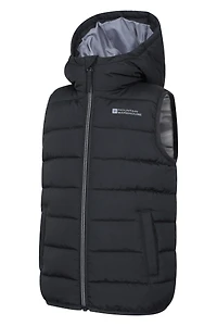 Rocko Kids Water Resistant Hooded Padded Gilet