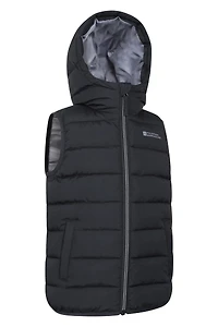 Rocko Kids Water Resistant Hooded Padded Gilet