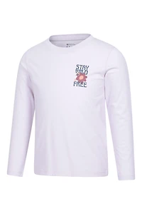 Stay Wild Kids Long Sleeve Graphic Tee