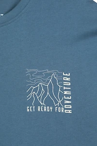 Get Ready For Adventure Mens Long Sleeve Graphic Tee