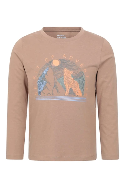 Spirit of Adventure Kids Graphic Long Sleeve T-Shirt