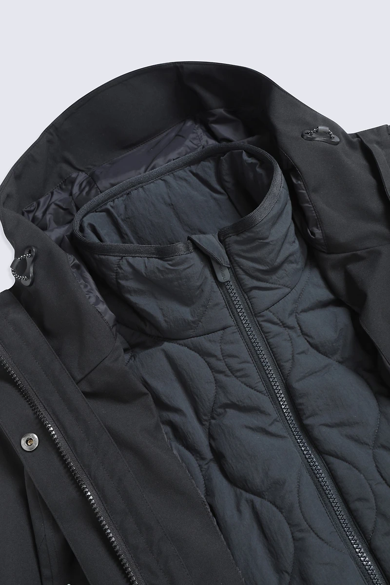 Luna Women’s 3-in-1 Long Waterproof Jacket