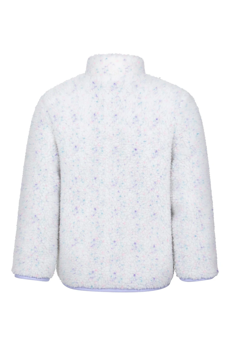 Confetti Full Zip Borg Fleece Kids