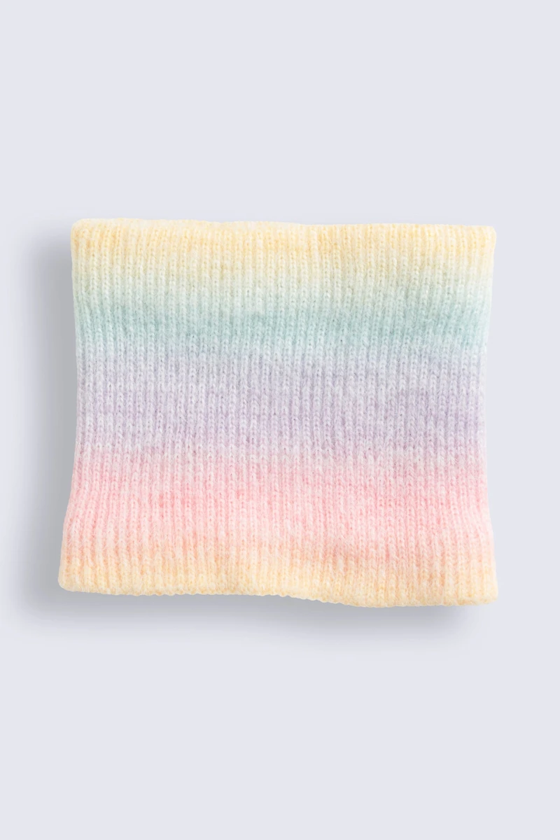 Animal Kids Rainbow Lined Hat Snood Glove Set