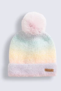 Animal Kids Rainbow Lined Hat Snood Glove Set