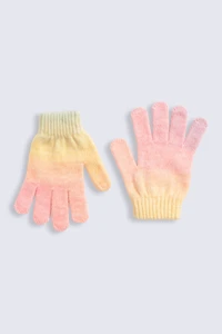 Animal Kids Rainbow Lined Hat Snood Glove Set