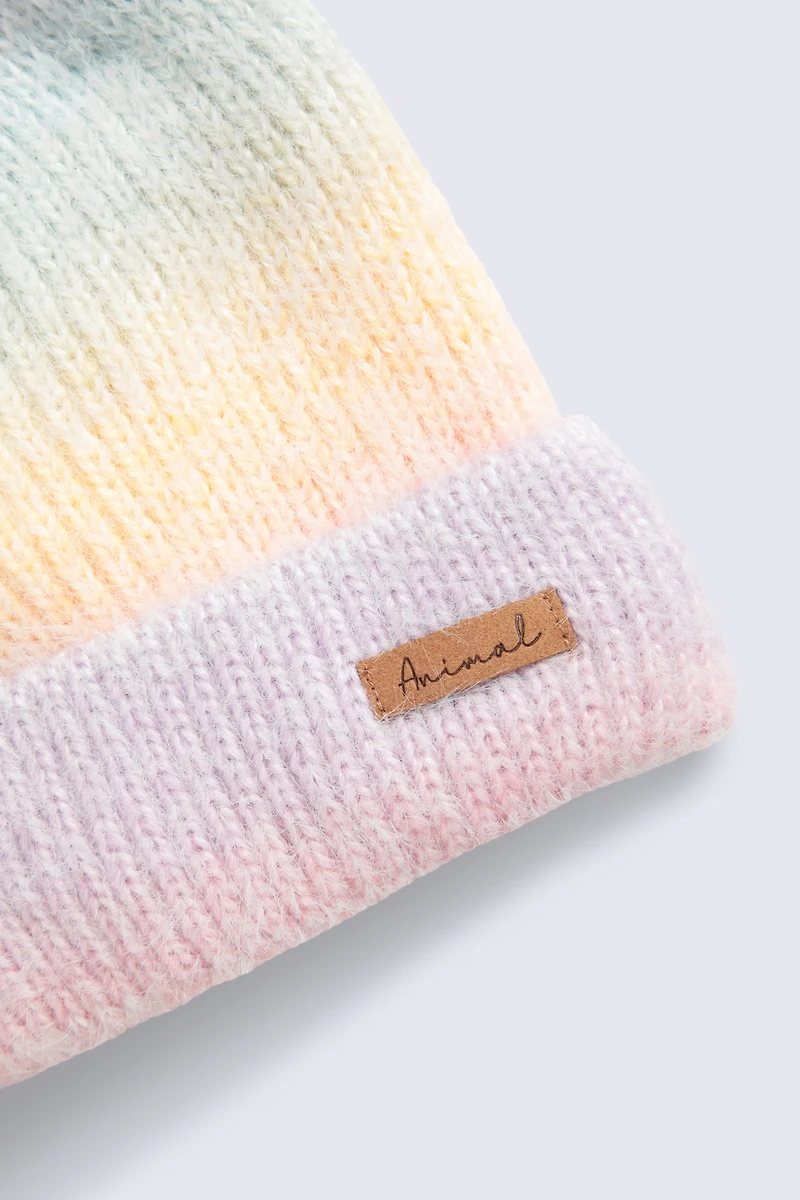 Animal Kids Rainbow Lined Hat Snood Glove Set