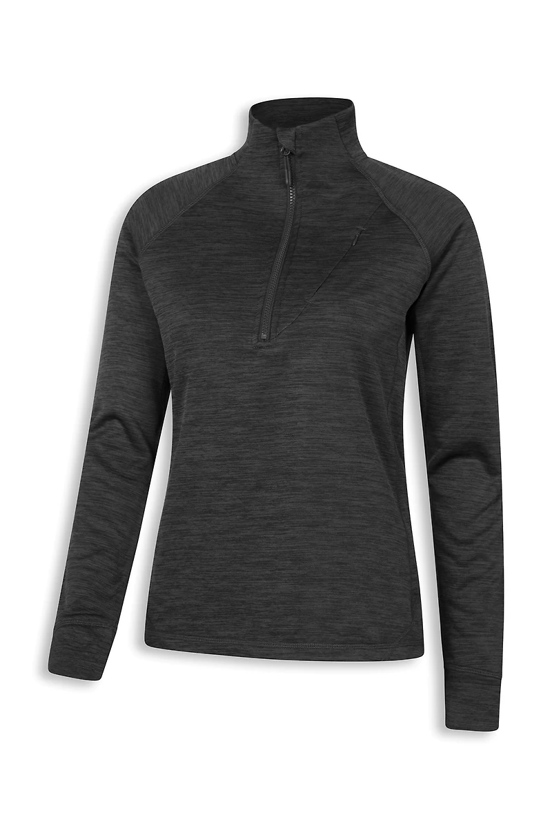 EMS Womens Quarter Zip Grid Midlayer