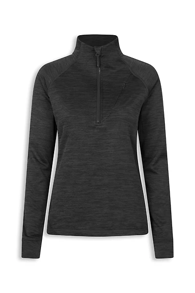 EMS Womens Quarter Zip Grid Midlayer