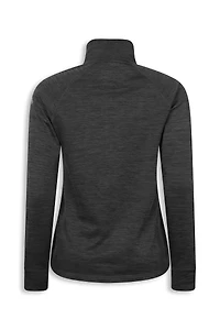 EMS Womens Quarter Zip Grid Midlayer