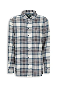 EMS Balsam Womens Long Line Flannel Shirt