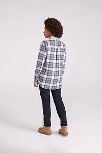 EMS Balsam Womens Long Line Flannel Shirt