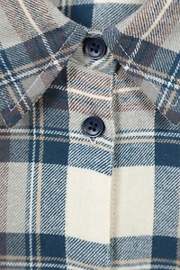 EMS Balsam Womens Long Line Flannel Shirt